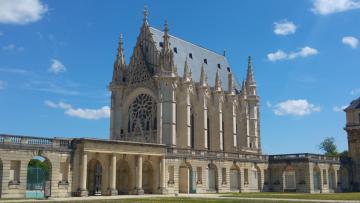 Façade de la Sainte-Chapelle du Château de Vincennes